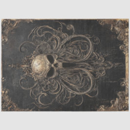 Gothic Skull Tissuepapier
