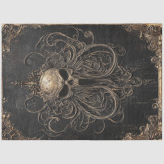 Gothic Skull Tissuepapier