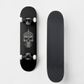 Gothic Skull Unisex Skateboard (Voorkant)