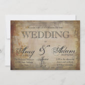 Gothic Skull Wedding Invitation Kaart (Voorkant)