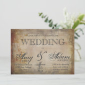 Gothic Skull Wedding Invitation Kaart (Staand voorkant)