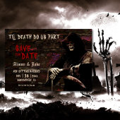 Gothic Skull Wedding Save the Date