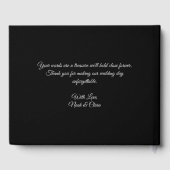 Gothic Skull White Ghosts- Dark Moody Halloween  Gastenboek (Achterkant)