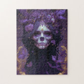 Gothic Skull Woman Dark Fantasy Art Legpuzzel (Verticaal)
