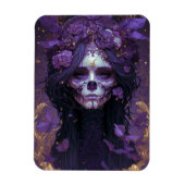 Gothic Skull Woman Dark Fantasy Art Magneet (Verticaal)