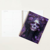 Gothic Skull Woman Dark Fantasy Art Planner (Display)