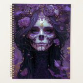 Gothic Skull Woman Dark Fantasy Art Planner (Voorkant)