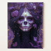Gothic Skull Woman Dark Fantasy Art Planner (Achterkant)