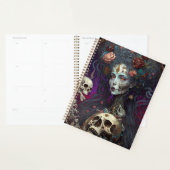 Gothic Skull Zombie Woman Gothic Planner (Display)