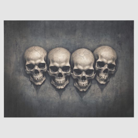 Gothic Skulls Collection Decoupage Tissuepapier (Voorkant)