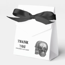 Gothic Skulls Favor Box Bedankdoosjes