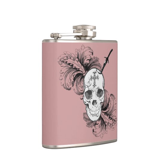 Gothic Skulls Flask Heupfles (Rechts)