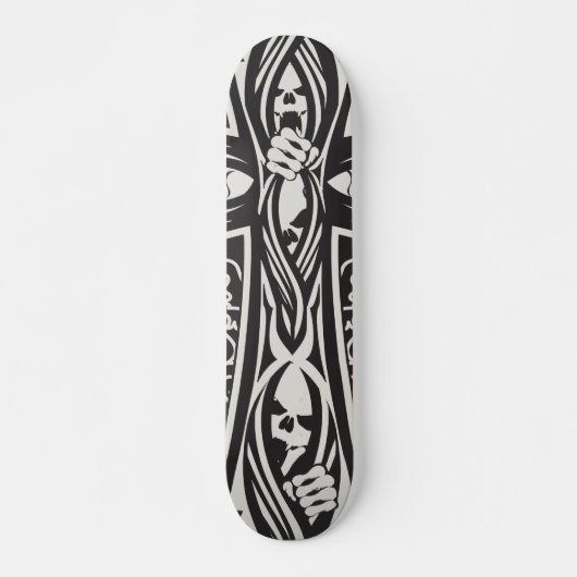 Gothic Skulls Persoonlijk Skateboard (Voorkant)