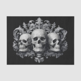Gothic Skulls Tissuepapier