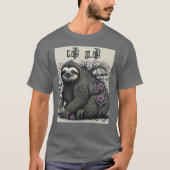 Gothic Sloth T-shirt (Voorkant)