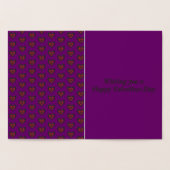 Gothic Smelten Liefde Hart Folie Kaart (Binnen)