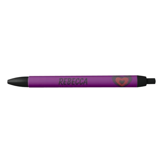Gothic Smelting Love Heart Custom Pen (Voorkant)