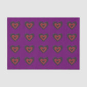 Gothic Smelting Love Heart Tissue Paper Tissuepapier (Voorkant)