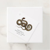 Gothic Snake Bedankjes Labels (In situ)