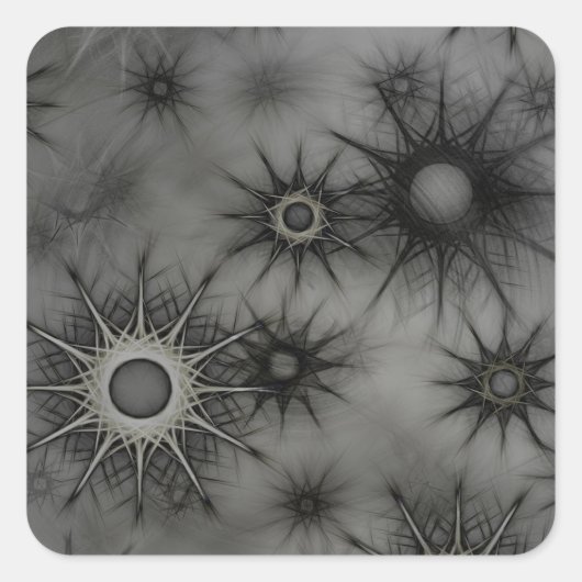 Gothic sneeuwvlok stickers (Voorkant)