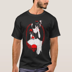 Gothic Sneeuwwitje Rokt - Donkere Kunstprint T-shirt