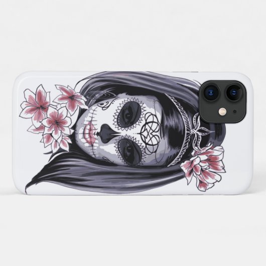 Gothic Snoep Skeleton Girl Case-Mate iPhone Case (Achterkant (horizontaal))