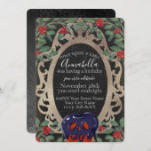 Gothic Snow White Fairy Tale Theme Party Kaart (Voorkant / Achterkant)