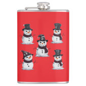 Gothic Snowman Heupfles (Voorkant)