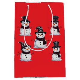 Gothic Snowman Medium Cadeauzakje