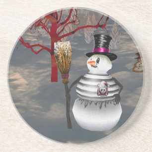 Gothic Snowman Onderzetter