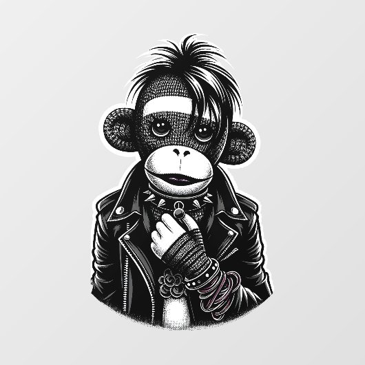 Gothic sokaap #01 raamsticker (Vel)