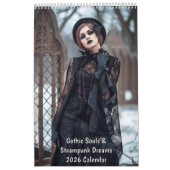 Gothic Souls & Steampunk Dreams – 2026 Calendar Kalender (Hoes)