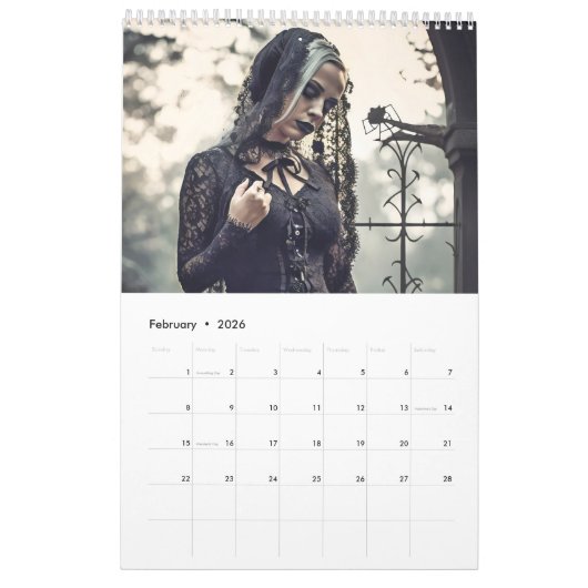 Gothic Souls & Steampunk Dreams – 2026 Calendar Kalender (Feb 2026)