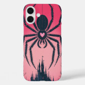 Gothic Spider Castle Silhouette Phone Case (Achterkant)