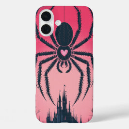 Gothic Spider Castle Silhouette Phone Case