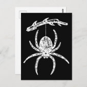 Gothic Spider die van Branch hangt Briefkaart (Voorkant / Achterkant)