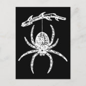 Gothic Spider die van Branch hangt Briefkaart (Voorkant)