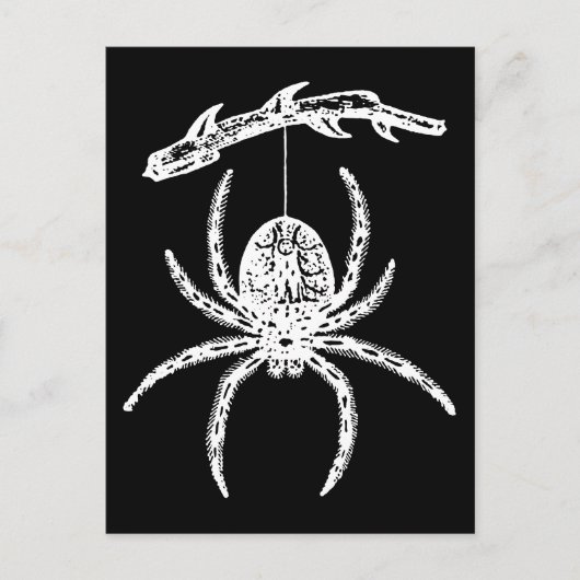 Gothic Spider die van Branch hangt Briefkaart (Voorkant)