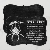 Gothic Spider die van de Uitnodiging van de Tak ha (Voorkant / Achterkant)