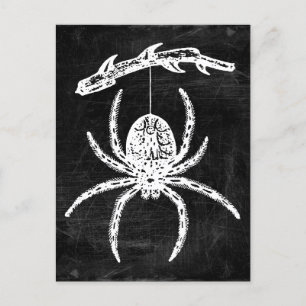 Gothic Spider die van het Briefkaart van de Tak ha