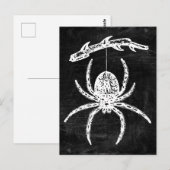 Gothic Spider die van het Briefkaart van de Tak ha (Voorkant / Achterkant)