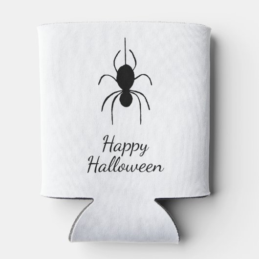 Gothic Spider Halloween Eenvoudig Spooky Blikjeskoeler (Achterkant)