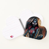 Gothic Spider Hero Heart Notitieboek (Binnen)