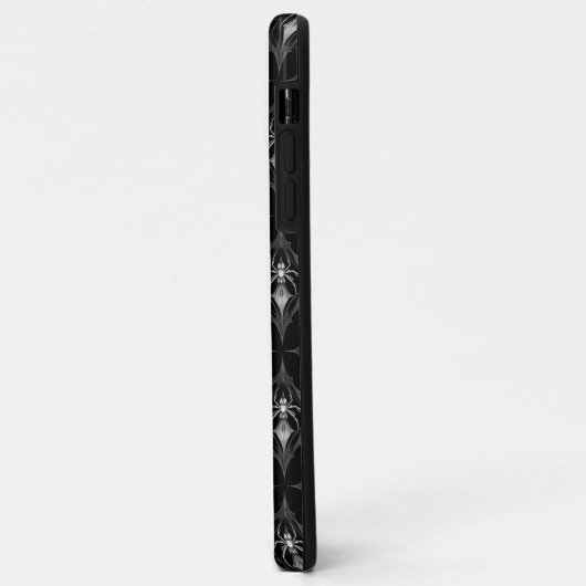Gothic Spider Pattern Black Case-Mate iPhone Case (Achterkant/links)