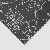 Gothic Spider Web Tissue Paper | Halloween en Goth Tissuepapier (Detail)