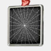 Gothic Spiderweb Metalen Ornament (Links)