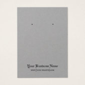 Gothic Spiers Halloween-verhuurkaart Visitekaartje (Voorkant)