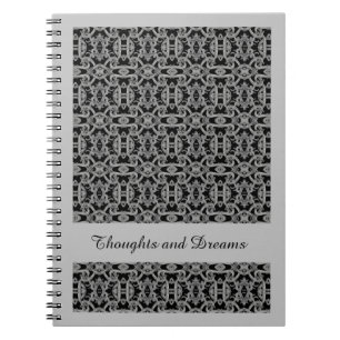 GOTHIC spiraalschrift 6,5x8,75 / Grijs Notitieboek
