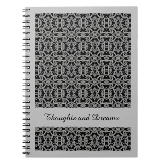 GOTHIC spiraalschrift 6,5x8,75 / Grijs Notitieboek (Voorkant)