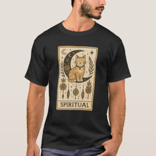 Gothic Spirituele Tarotkaart De Maan Dreamcatcher T-shirt